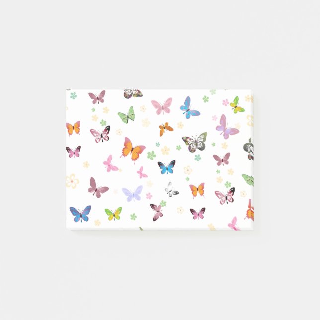 Butterfly 2 post-it notes (Front)