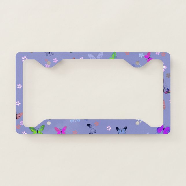 Butterfly 3 license plate frame (Front)