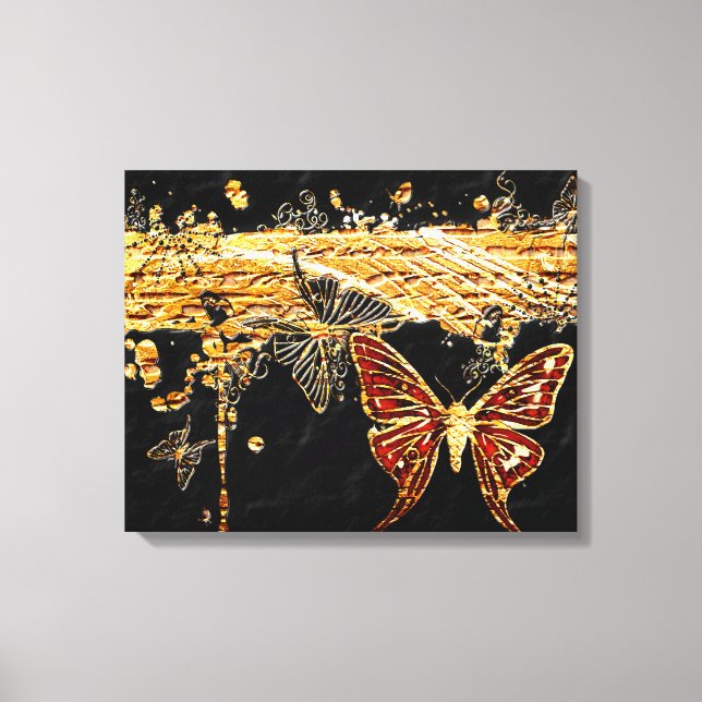 Butterfly 3 Wrapped Canvas Print (Front)