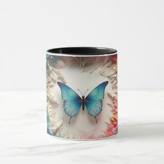 Butterfly 3D Mug Wrap