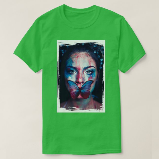 butterfly 501 T-Shirt (Design Front)