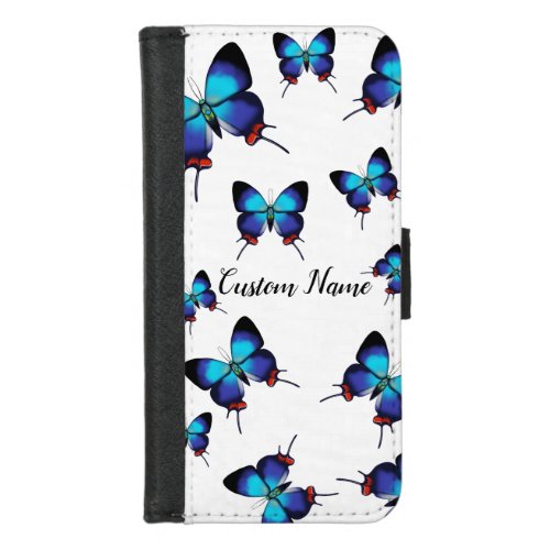 Butterfly _ 6th 7th 8th 9th generation iPhone w iPhone 87 Wallet Case