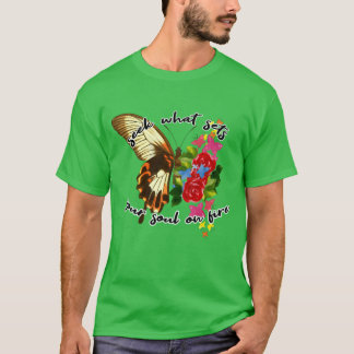 Butterfly 70s Retro Sublimations Motivational fami T-Shirt