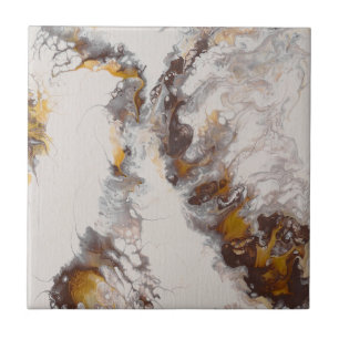 Butterfly - abstract acryl ceramic tile