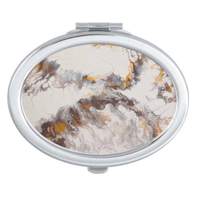 Butterfly - abstract acryl compact mirror (Front)