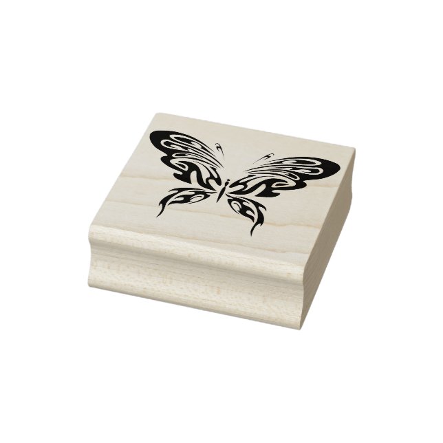 butterfly abstract art stamp (Stamp)