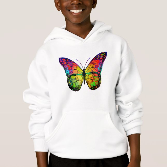 BUTTERFLY ABSTRACT HOODIE (Front)