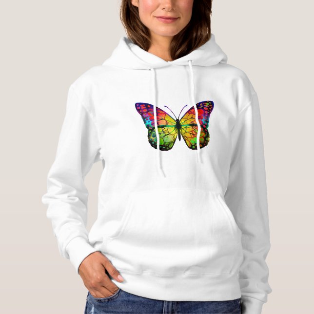 BUTTERFLY ABSTRACT HOODIE (Front)
