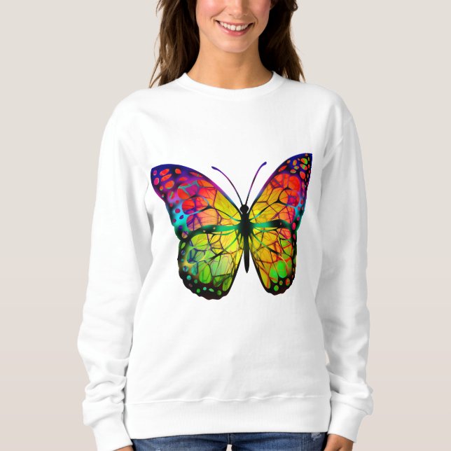 BUTTERFLY ABSTRACT SWEATSHIRT (Front)