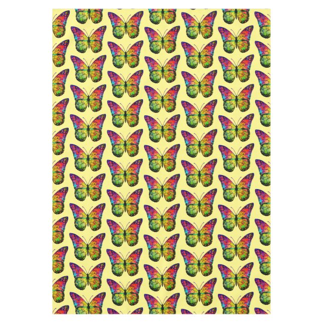BUTTERFLY ABSTRACT TABLECLOTH (Front)