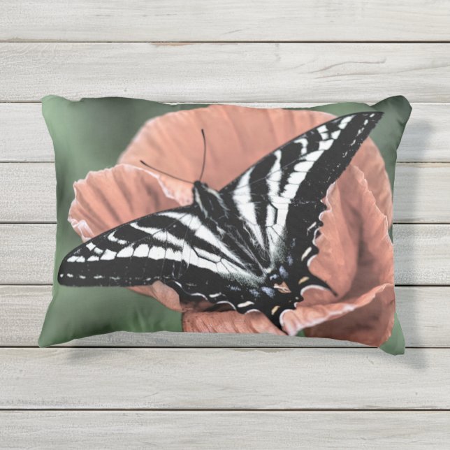 Butterfly Accent Pillow (Back)