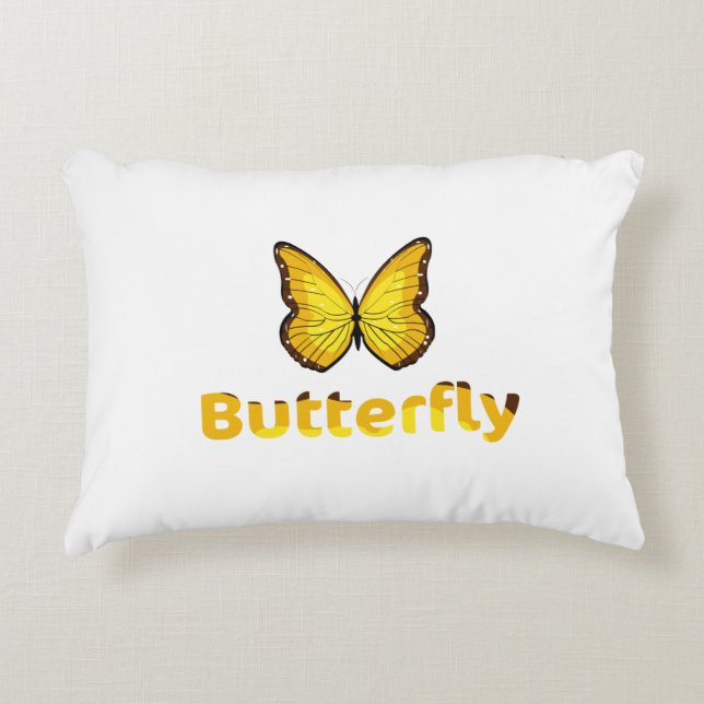 Butterfly Accent Pillow (Front)