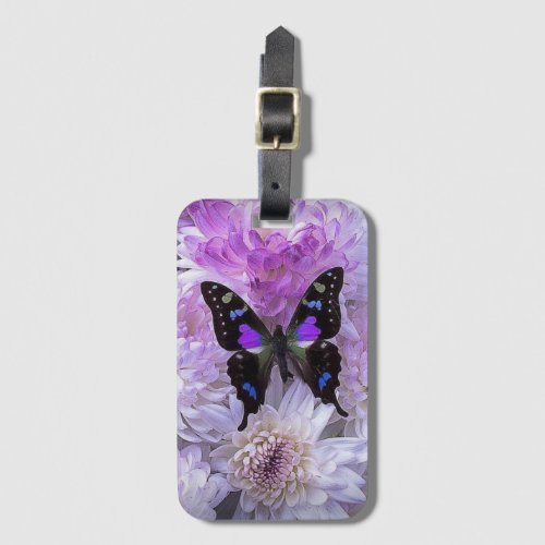 Butterfly Acrylic Luggage Tag