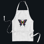 Butterfly Adult Apron<br><div class="desc">Beautiful butterfly on every product.</div>