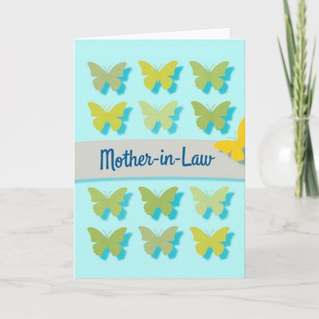 Butterfly Affection Mothers Day Card (Front)