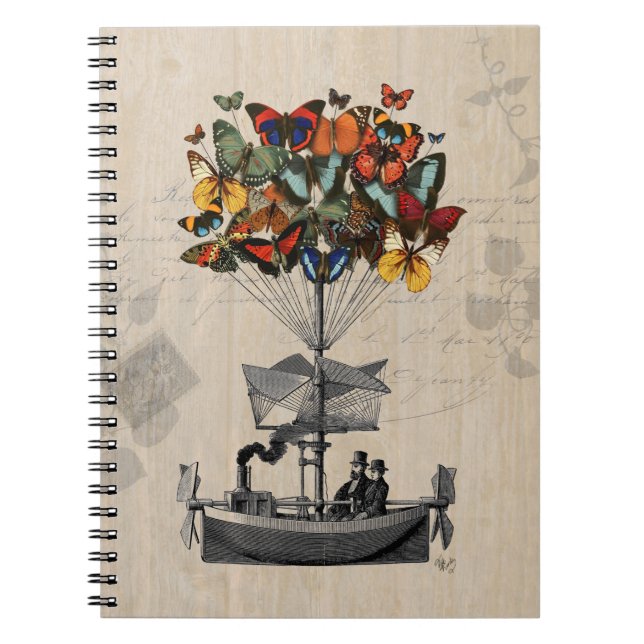 Butterfly Airship 2 Notebook (Front)