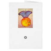 Butterfly and Apple Cards (Back)