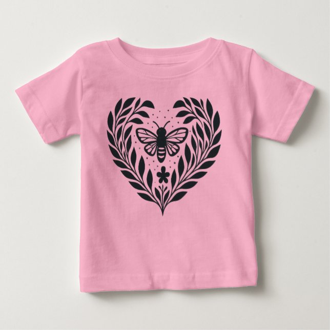 Butterfly and Boughs Baby T-Shirt (Front)