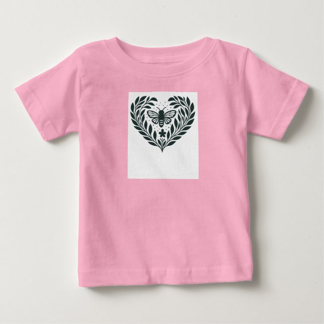 Butterfly and Boughs Baby T-Shirt (Front)