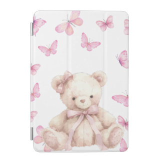 Butterfly and Cute Teddy Design Otterbox iPhone iPad Mini Cover