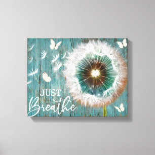 Butterfly and Dandelion Painting Canvas Just Breat