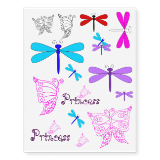 Butterfly and Dragonfly tattoos
