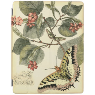 Butterfly and Dragonfly with Red Flowers iPad Smart Cover