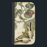 Butterfly and Dragonfly with Red Flowers Wallet Phone Case For Samsung Galaxy S4<br><div class="desc">Vision Studio created this captivating scene of a butterfly and dragonfly fluttering near a group of red flowers. If you love nature you should get this print for yourself. It would also make an amazing gift for someone special in your life!</div>