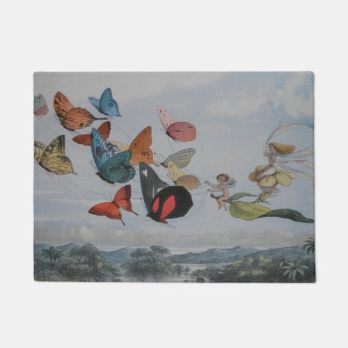 Butterfly and Fairy Queen Butterflies Fairies Doormat