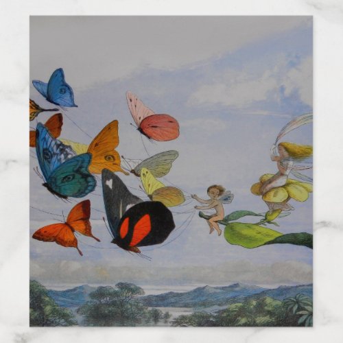 Butterfly and Fairy Queen Butterflies Fairies Envelope Liner