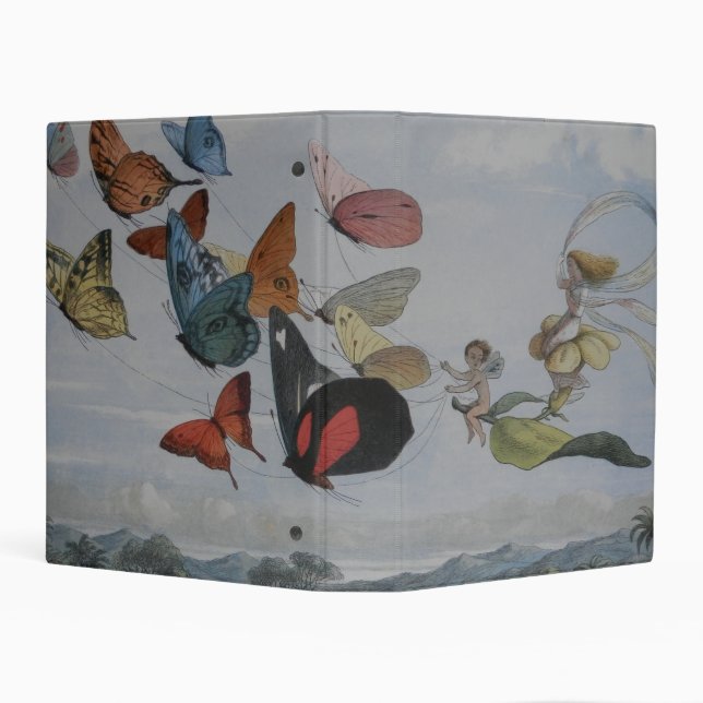 Butterfly and Fairy Queen Butterflies Fairies Mini Binder (Background)