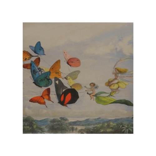 Butterfly and Fairy Queen Butterflies Fairies Wood Wall Art