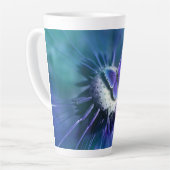 Butterfly and Flower Latte Mug (Left Angle)