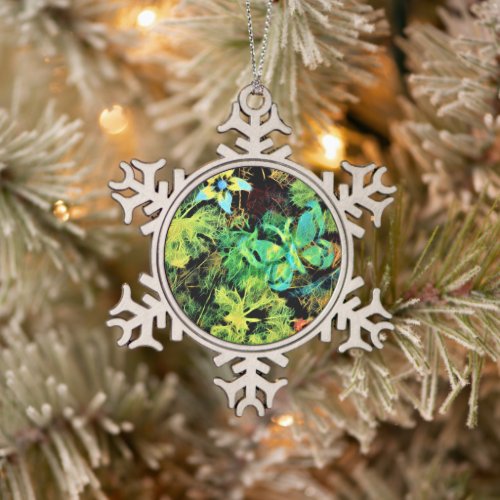 Butterfly and Flower Rodilius Christmas Ornament