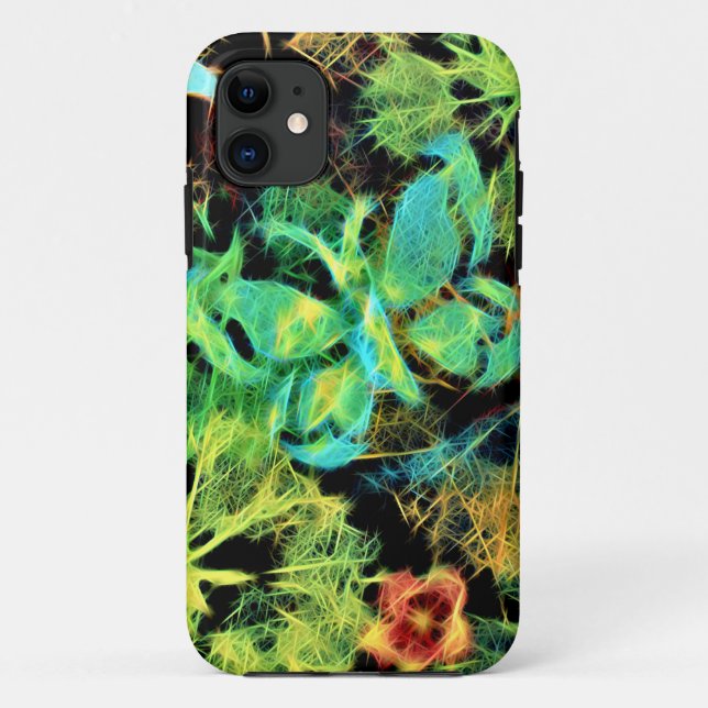 Butterfly and Flower Rodilius iPhone/iPad Case (Back)