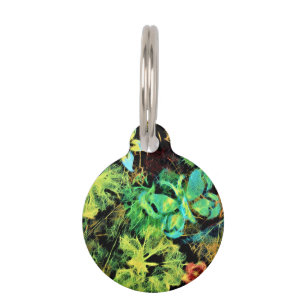 Butterfly and Flower Rodilius Pet Tag