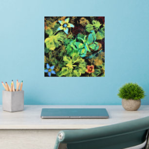 Butterfly and Flower Rodilius Wall Decal