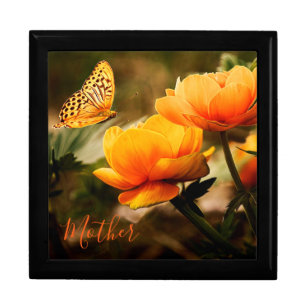Butterfly and Flowers Gift Box