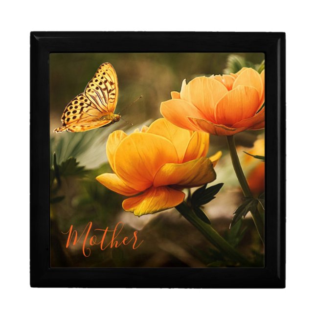 Butterfly and Flowers Gift Box (Front)