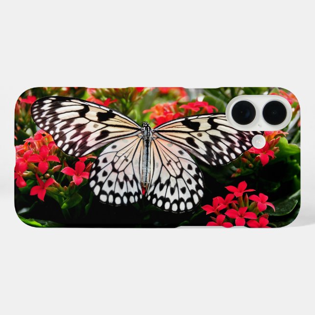 Butterfly And Flowers iPhone / iPad case (Back (Horizontal))