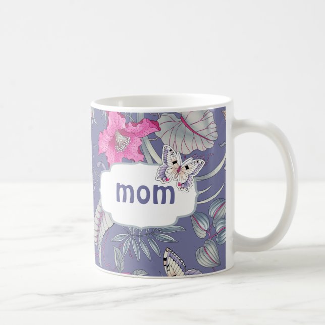 Butterfly and Flowers Mother's Day Gift Mugs (Right)