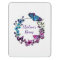 Butterfly and Flowers Wreath custom quote or name
