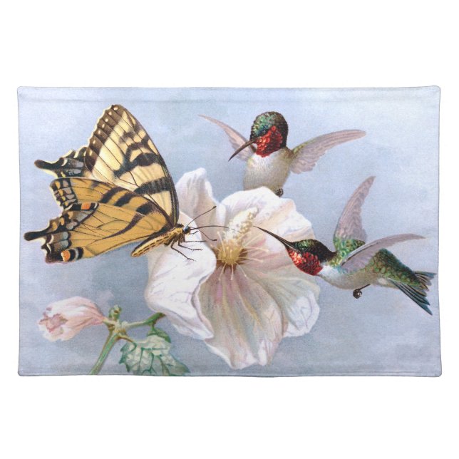 Butterfly and Hummingbirds Placemat (Front)