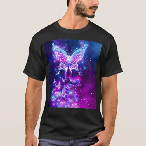 Butterfly and just when the caterpillar it became  T_Shirt