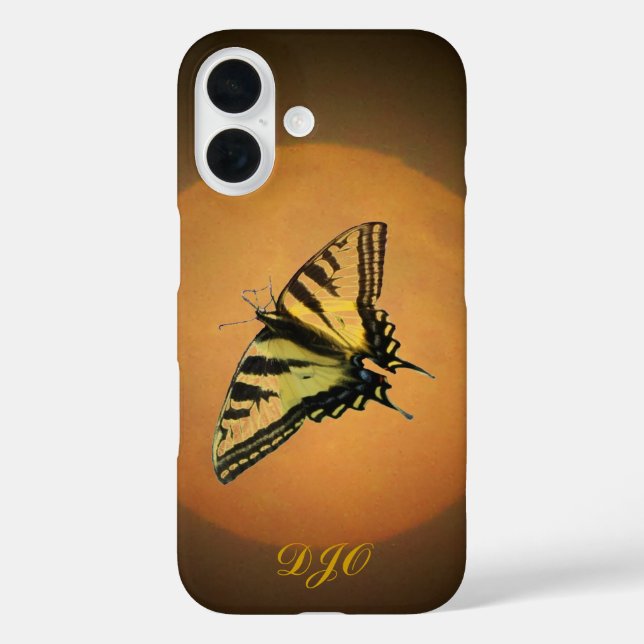 Butterfly and Misty Moon Case-Mate iPhone Case (Back)