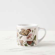 Butterfly and moth by Paul Gervais  Espresso Cup