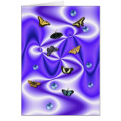 Butterfly and Pearls on purple Silk (Front)