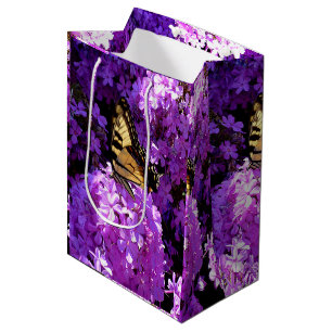 Butterfly and Phlox Medium Gift Bag