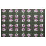 Butterfly and Pink Flower Patterned Animal Fabric