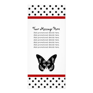 Butterfly and Polka Dots Rack Cards